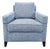 Attributed Ethan Allen Glen Gray Modern Lounge Chair For Sale