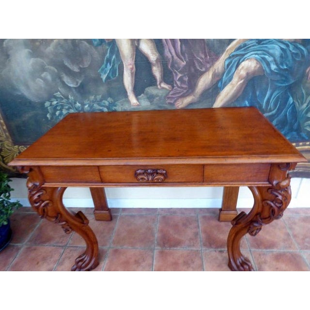 Brown Antique 19th Century Hall Console Table from Howard & Sons, 1880 For Sale - Image 8 of 18