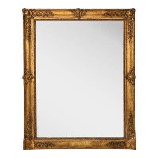 19th Century France Gold Wood Mirror For Sale