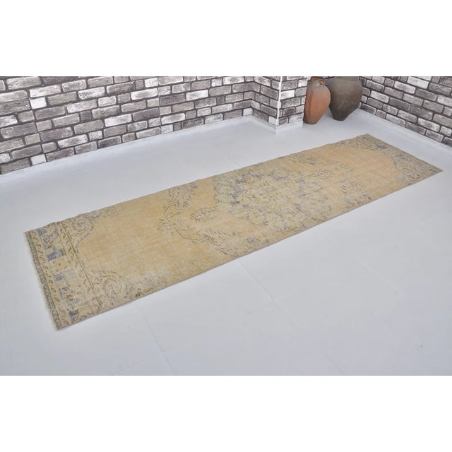 Antique Turkish Hallway Runner in Soft Earth Tones For Sale In Phoenix - Image 6 of 10