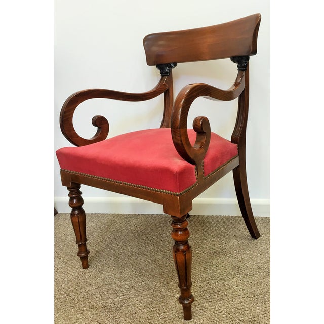 Swedish Empire Armchairs - Pair For Sale - Image 5 of 5