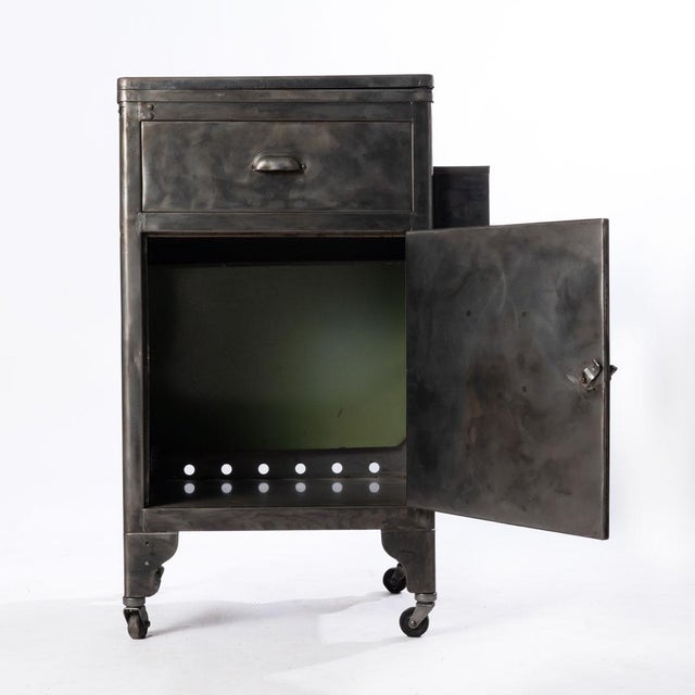 Early 20th Century Early 20th Century Industrial Steel Cabinet For Sale - Image 5 of 10