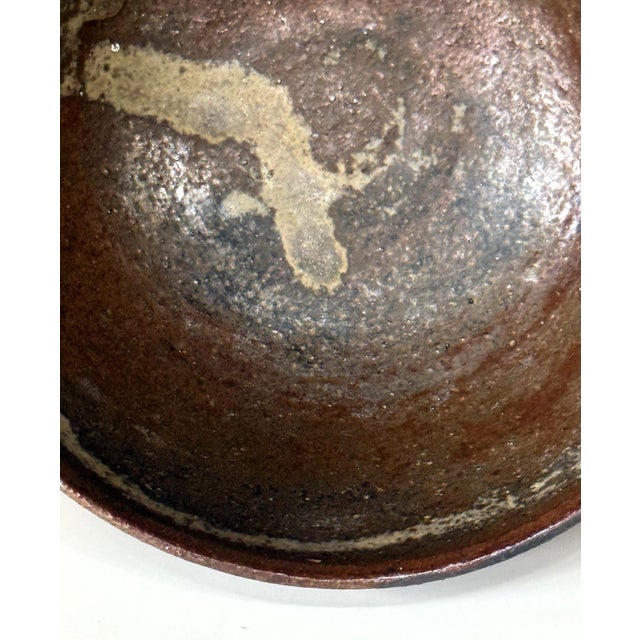Modern Glazed Ceramic Bowl Chawan Toshiko Takaezu For Sale - Image 3 of 16