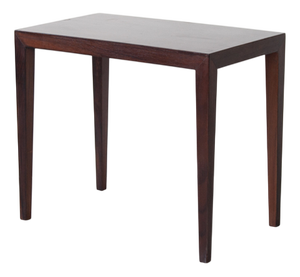 Danish Side Table in Mahogany attributed to Severin Hansen, 1960s
