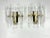 Sciolari Sconces in Glass and Gilded Brass, 1970s, Set of 2 For Sale - Image 6 of 9