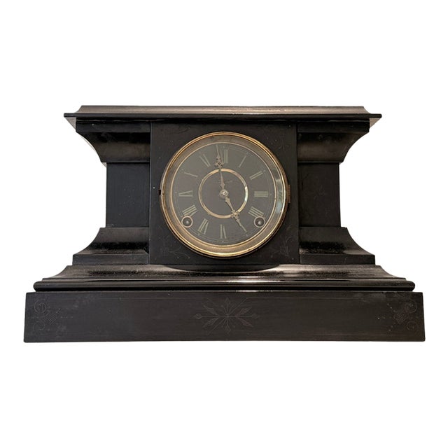 Mid 20th Century Ingraham Mantel Clock For Sale