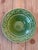 Rustic European Pair of Vintage Green Majolica Bordallo Pinheiro Bowls From Portugal For Sale - Image 3 of 10