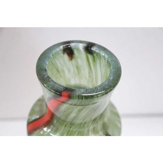 Large Italian Murano Glass Vase, 1960s For Sale - Image 9 of 17