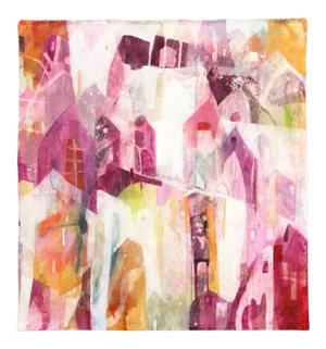 "Cherish" Contemporary Abstract Expressionist Acrylic Painting by Maria C. Bernhardsson