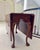 American Late 20th Century Queen Ann, Drop Leaf Table in Solid Mahogany Wood by Banks Coldstone Co. For Sale - Image 3 of 13