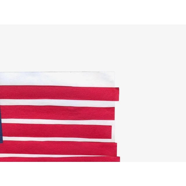American Whimsical Outsider Art American Flag Giclee Print - For Sale - Image 3 of 5
