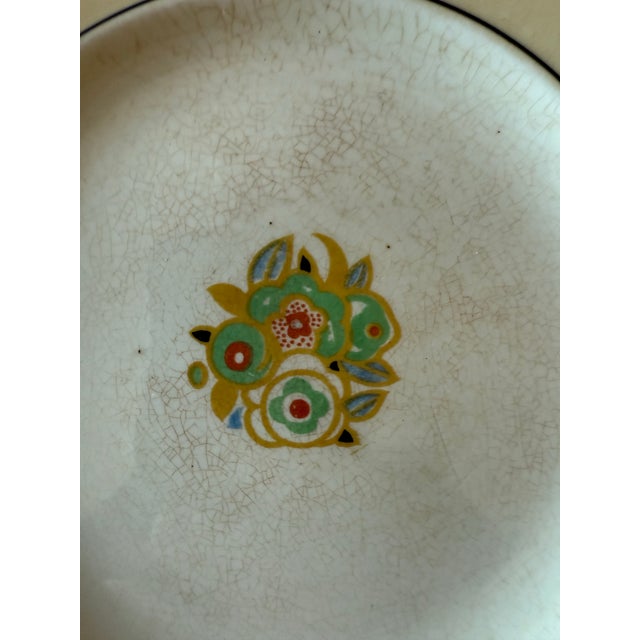 Set of 5 Vintage Art Moderne Small Plates by Baker & Co For Sale - Image 9 of 9