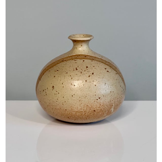 1960s Modernist Studio Ceramic Art Vase, Germany, 1960s For Sale - Image 5 of 10