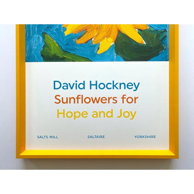 David Hockney Lithograph Print Framed Pop Art Poster