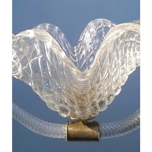 1940s Pendant Light by Ercole Barovier for Barovier & Toso, 1940s For Sale - Image 5 of 9