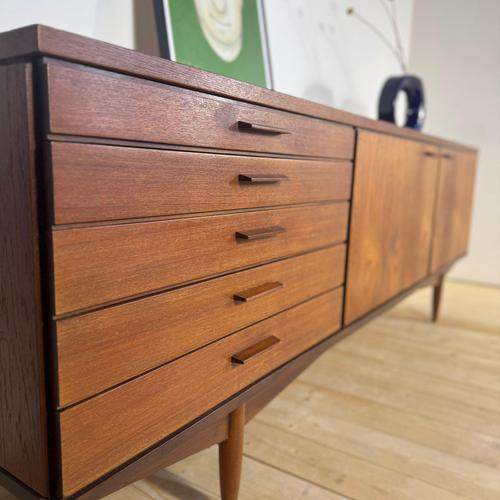 Vintage Sideboard in Teak For Sale - Image 9 of 10