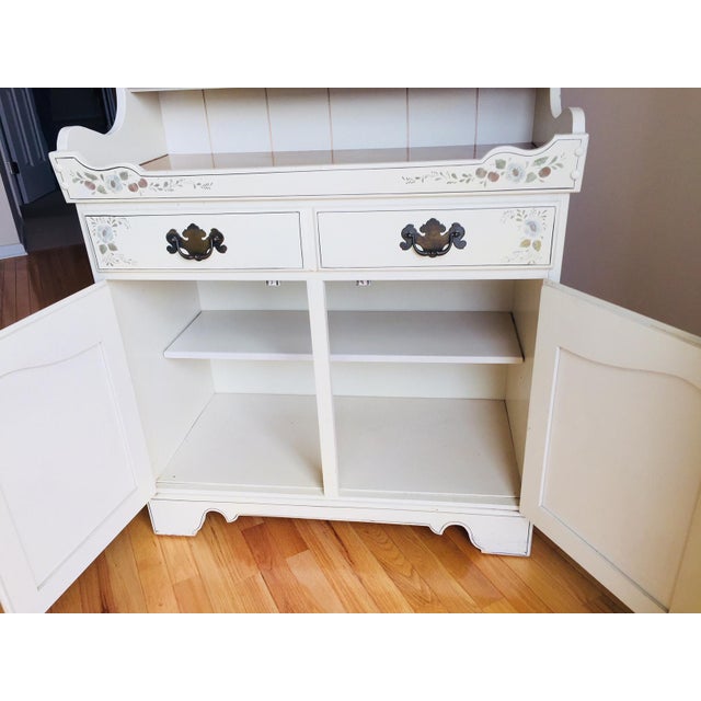 Ethan Allen Heirloom Hitchcock Stenciled Dry Sink Bar Chairish