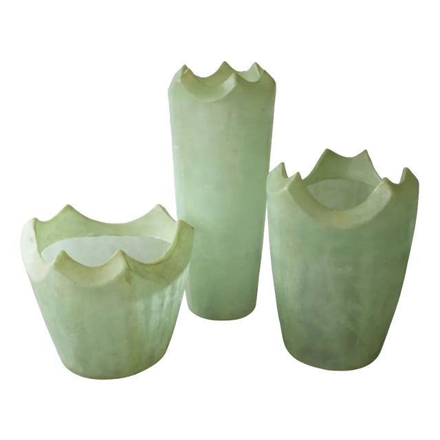 Sculptural Vases in Fiberglass, Set of 3 For Sale