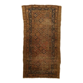 Distressed Antique Persian Rug For Sale
