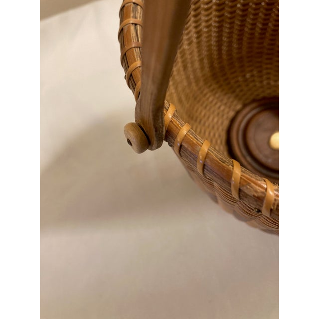 Vintage Nantucket Lighthouse Basket (Signed) For Sale - Image 11 of 13