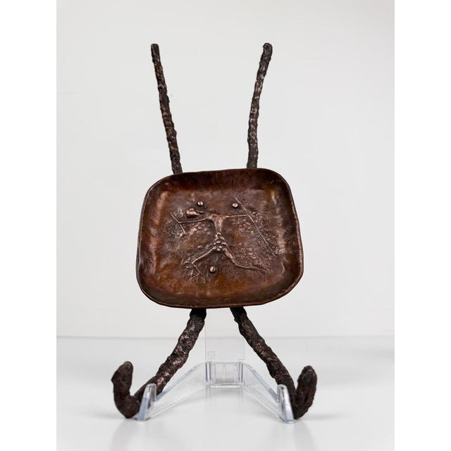 Mid-Century Modern Primitive Sculptural Wall Coat Hooks from Bragalini, 1950s, Set of 2 For Sale - Image 11 of 18