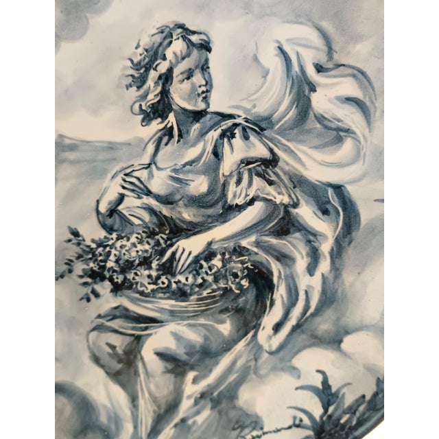 Ceramic Decorative Plate by Giacomo Raimondi for Albisola, Italy, 1960s For Sale - Image 6 of 11