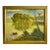 Vintage Impressionist Coastal Landscape Painting With Ducks, Signed & Framed For Sale