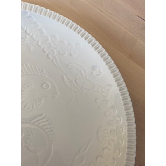 1930s 1930s Art Deco Syracuse China Viktor Schreckengost Shelledge Fish Plate For Sale - Image 5 of 12