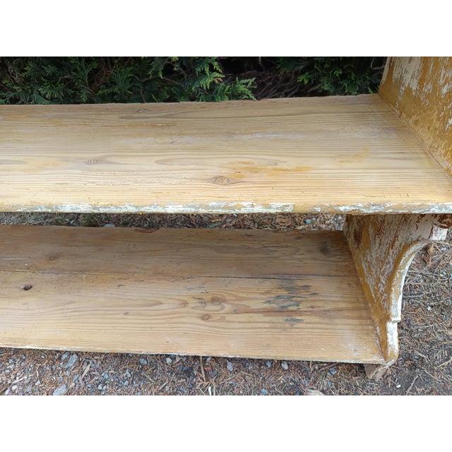 Rustic Patinated Console Shelf, 1890s For Sale - Image 14 of 18
