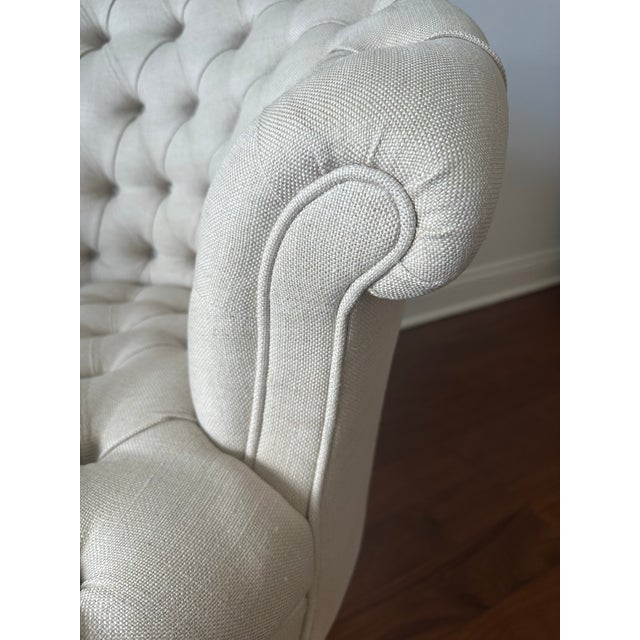 George Smith Airdrie Buttoned Chair For Sale - Image 9 of 12