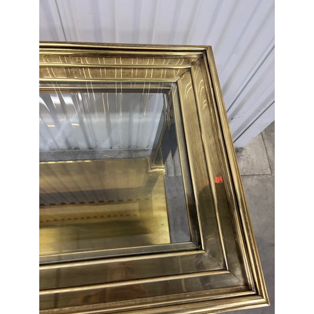 Neoclassical Style Brass Console Table by Mastercraft For Sale - Image 12 of 14