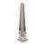 Large Vintage French Crystal Glass Obelisk For Sale