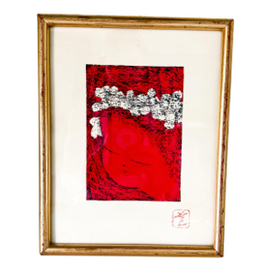 Vintage Japanese Woodblock Print by Artist Kaoru Kawano (1916–1965).