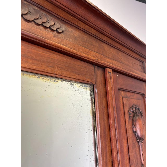 Antique French Walnut Wardrobe For Sale - Image 16 of 18