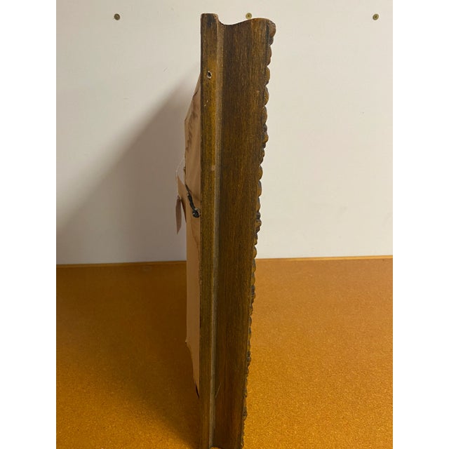 Late 20th Century Artist Signed "Old Man Reading" Framed Oil Painting For Sale - Image 5 of 10