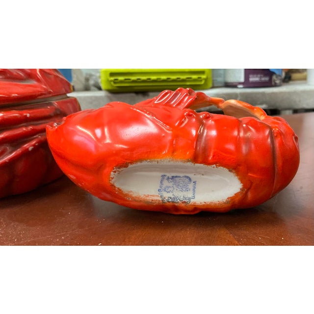 Maine Coastal Style Lobster Collection Royal Bayreuth Tureen Creamer Sauce Set of Four For Sale In Atlanta - Image 6 of 13