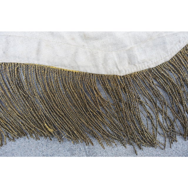 19th Century Italian Metallic Appliqued Textile For Sale In Los Angeles - Image 6 of 8