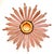 Large Sunburst Wall Mirror in Gilded Wood, Italy, 1960s For Sale - Image 11 of 16