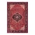 Medallion Persian Tabriz Red/Blue Wool Rug - 7'5'' X 10'3'' For Sale