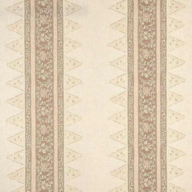Not Yet Made - Made To Order Sample - Schumacher x Mark D. Sikes Foxglove Indoor/Outdoor Fabric in Neutral For Sale - Image 5 of 5