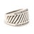 Stones: diamond, 24 round brilliant cut 1.75 mm approximately .50 total carats GH color/ SI1-2 clarity Ring Size 7 Width:...