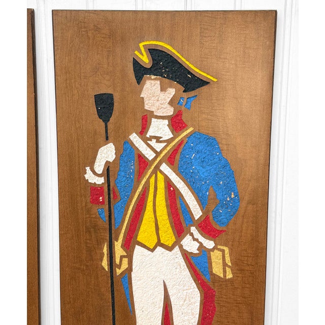 Mid-Century Modern Colonial Solider Walnut Wall Panels - A Pair For Sale - Image 9 of 14