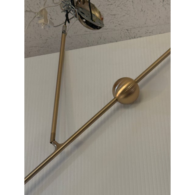 Contemporary Luceplan for Calligaris Malamata Globe Pendant, Brass For Sale - Image 3 of 15
