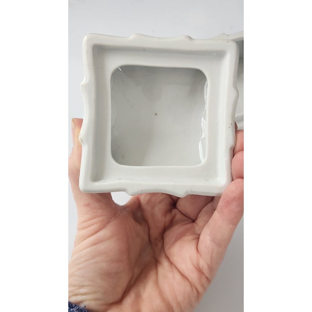 Mid-Century European Porcelain Floral Encrusted Trinket Box, K&o Mark, Circa 1960s For Sale - Image 15 of 16