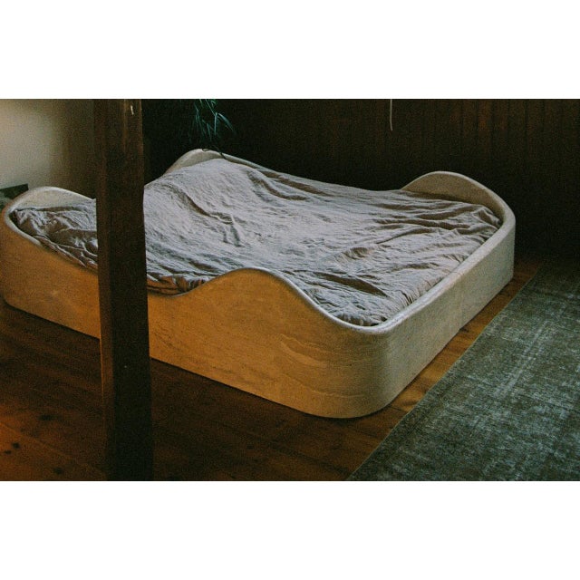 Stone Undra Sculptural Stone Freestanding Bed by My Habitat Design For Sale - Image 7 of 11