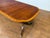 Traditional Mahogany Scallop Cornered Dining Table by Leighton Hall - Showroom Sample For Sale - Image 10 of 13