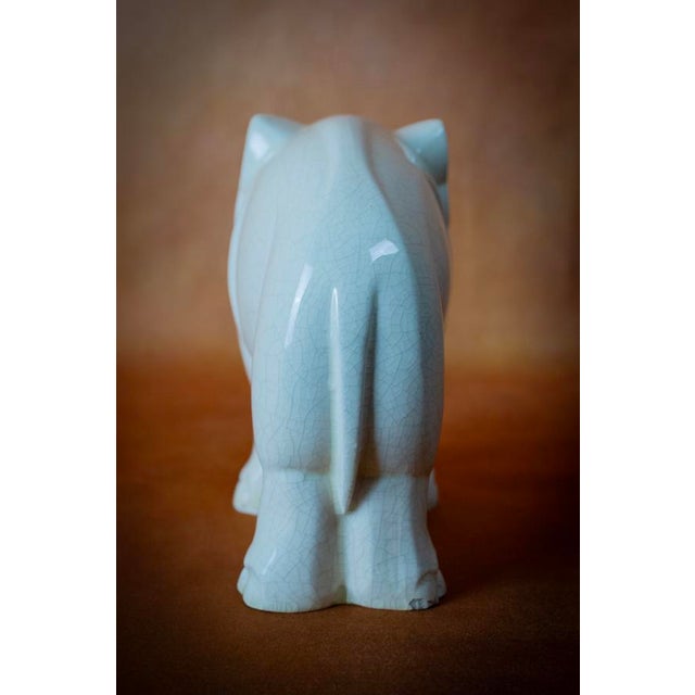 Charles Lemanceau, Crackled Earthenware Elephant, 1930, Earthenware For Sale - Image 9 of 13