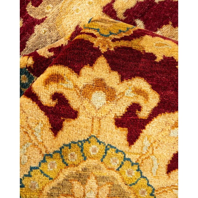 Textile Mogul, One-of-a-Kind Hand-Knotted Area Rug in Purple, 6' 3" x 8' 10" For Sale - Image 7 of 8