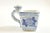 Chinese Mid 20th Century Chinese Blue Dragon White Ceramic Squarecup For Sale - Image 3 of 4