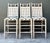 Vintage Slat Bar Stools - Set of 3 For Sale - Image 9 of 12